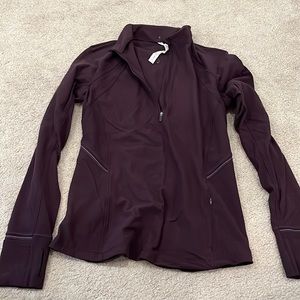 Lulu lemon plum quarter zip size 8